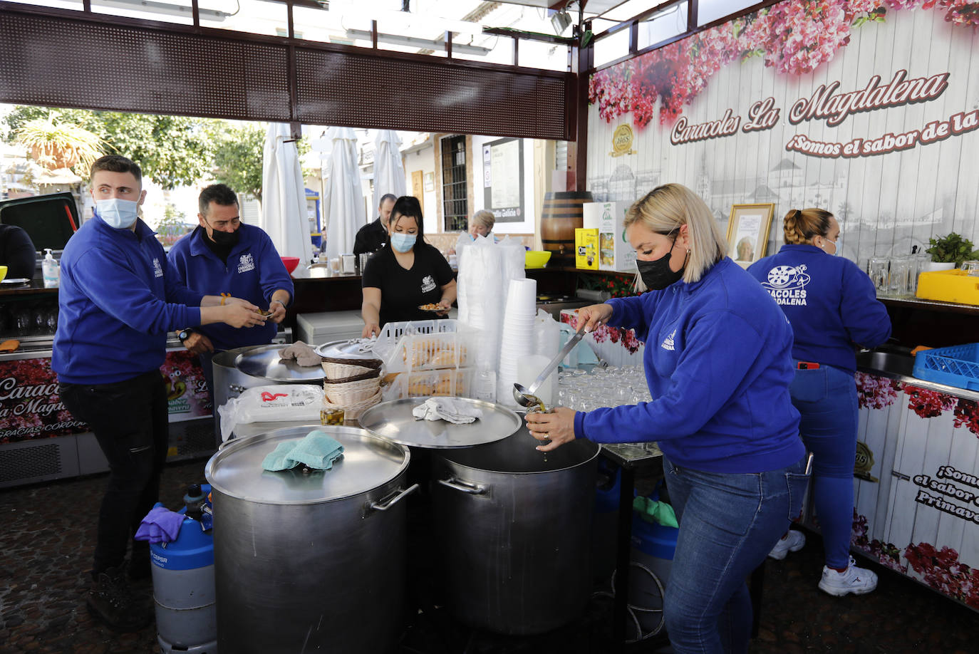 El inicio de la temporada de caracoles en Córdoba, en imágenes