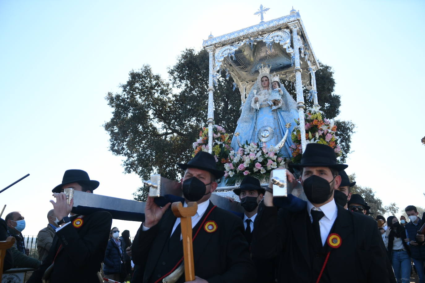 La romería de la Virgen de Luna en Pozoblanco, en imágenes