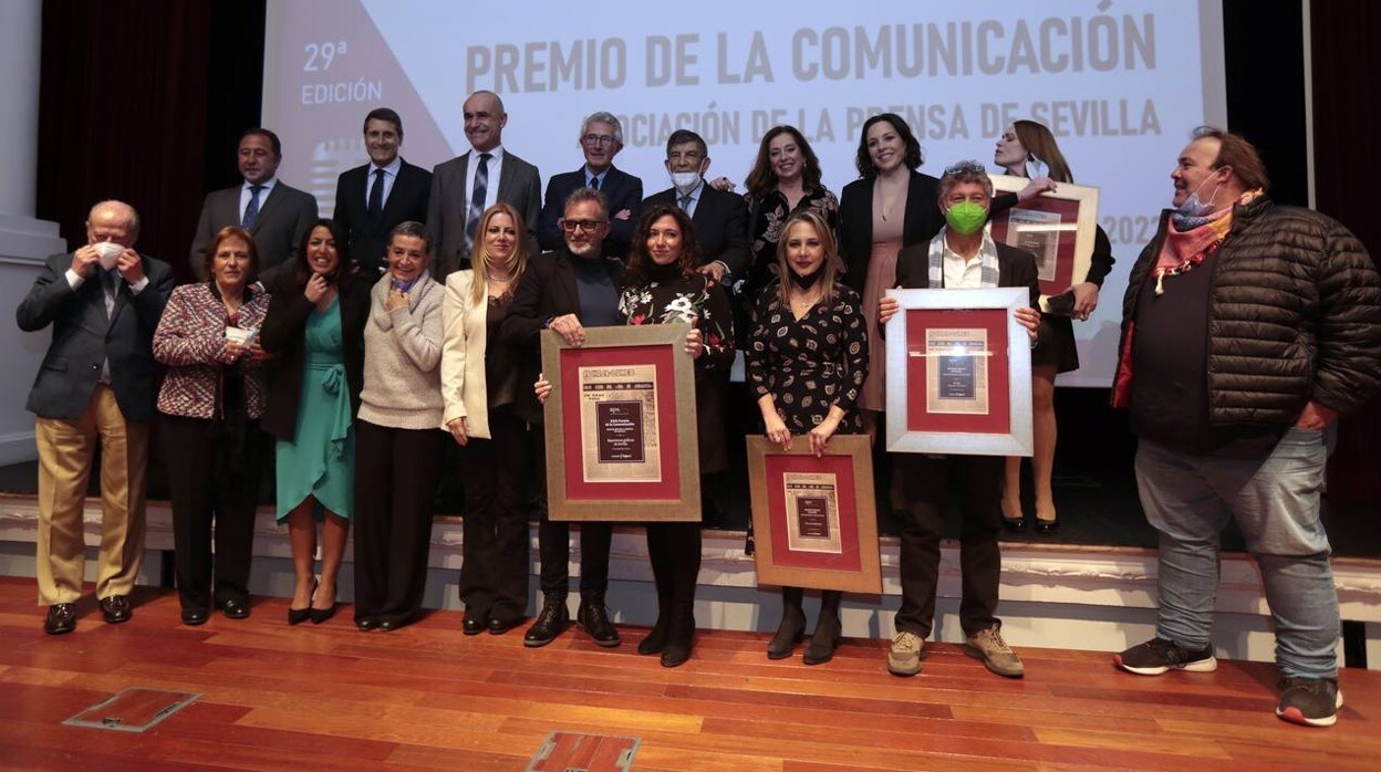 En imágenes, entrega de galardones del XXIX Premio de la Comunicación de la Asociación de la Prensa de Sevilla