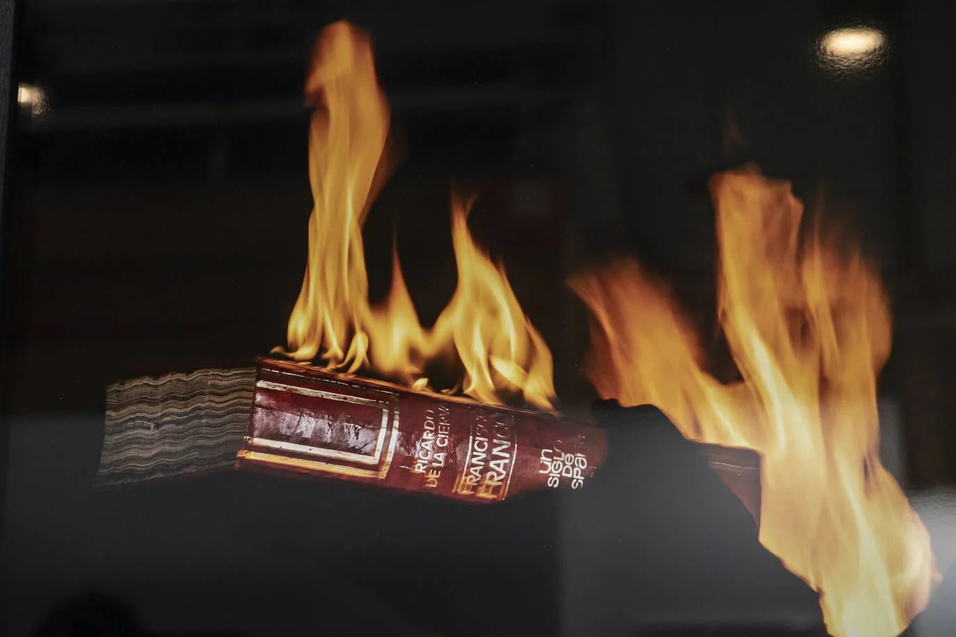 Detalle de la obra 'No apagues mi fuego, déjame arder', de Pilar Albarracín.