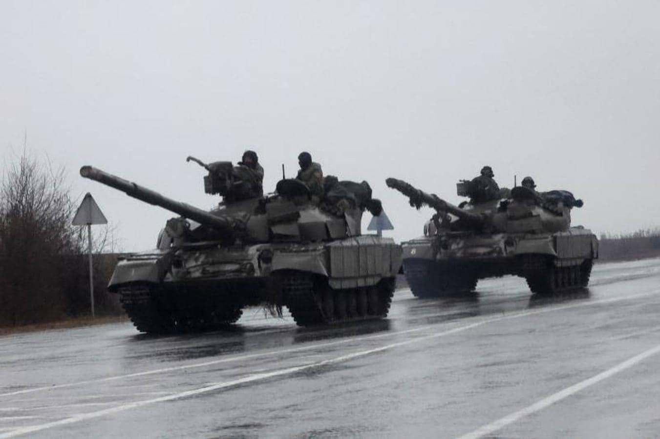 Así han sido las primeras horas de la guerra de Rusia contra Ucrania, en imágenes