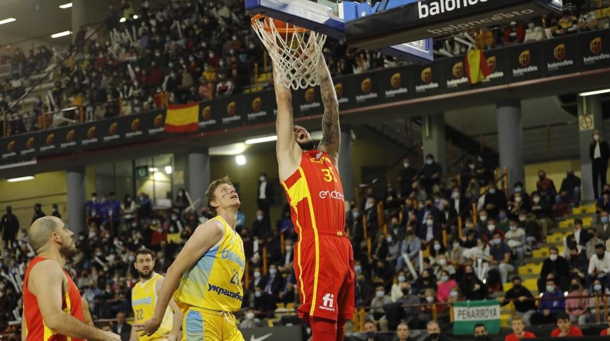 Las mejores imágenes del España - Ucrania de baloncesto en Córdoba