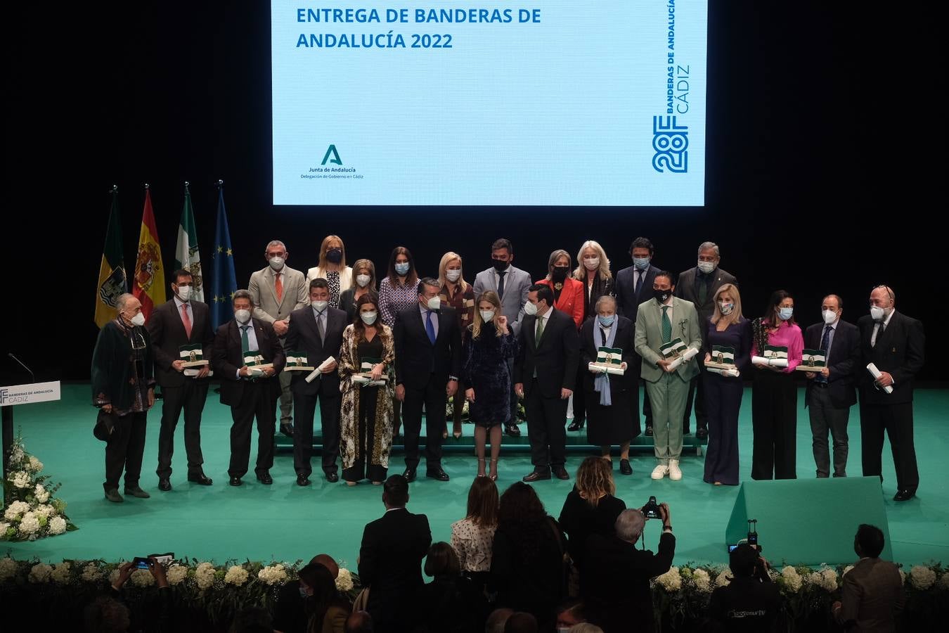 Fotos: Entrega de Banderas de Andalucía en la provincia de Cádiz