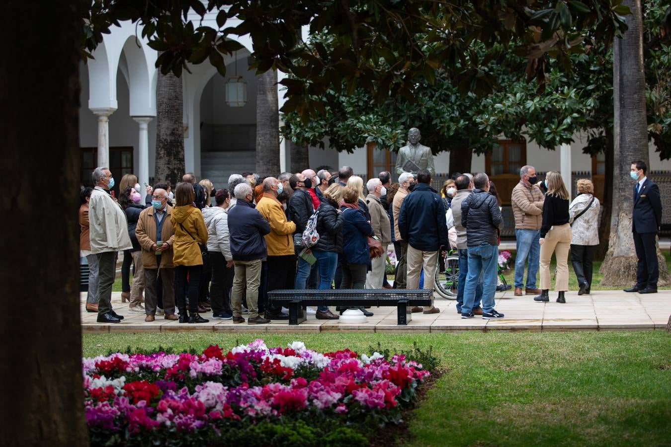 Jornada de puertas abiertas en el Parlamento de Andalucía con motivo del 28F . VANESSA GÓMEZ