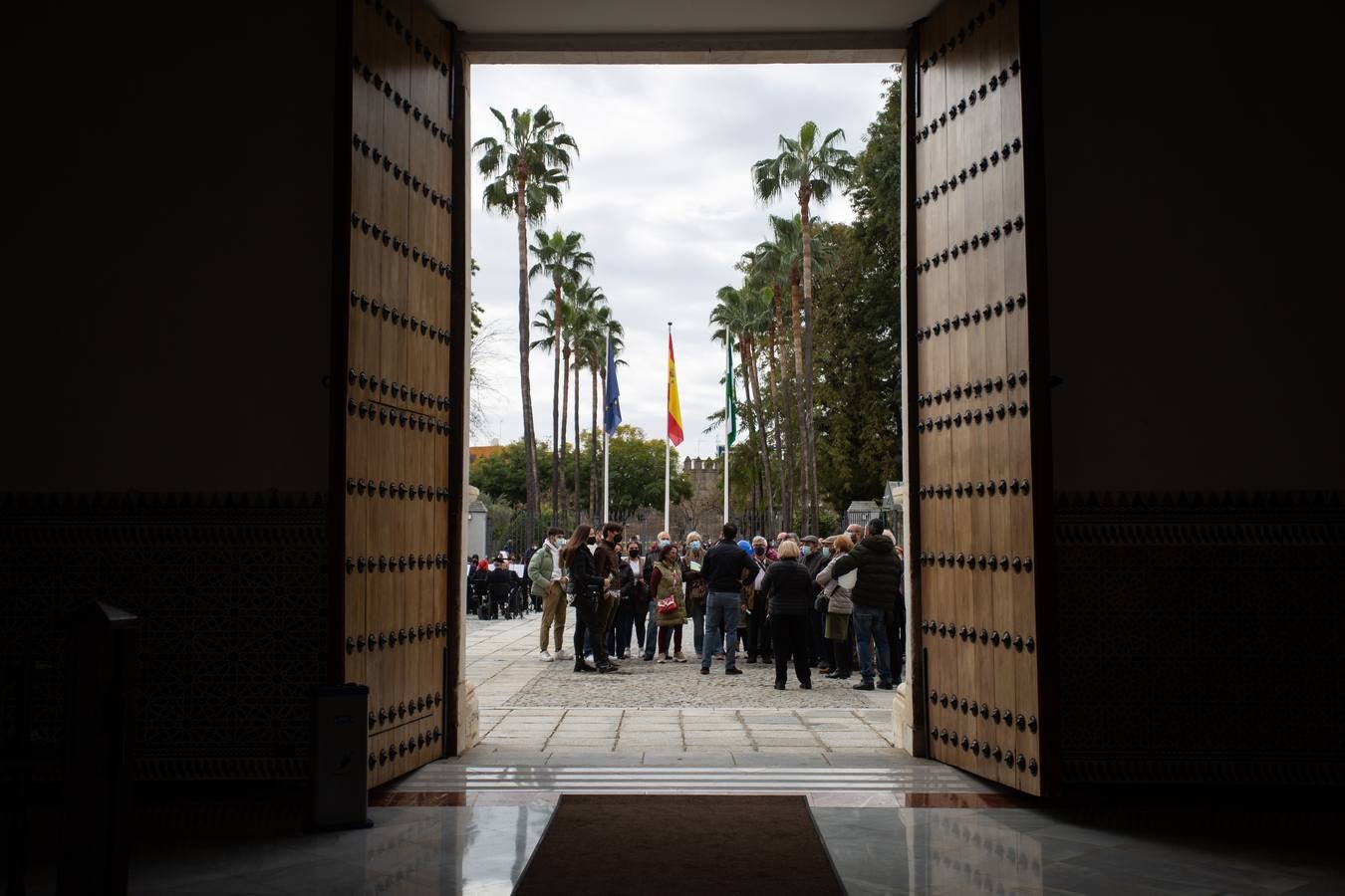 Jornada de puertas abiertas en el Parlamento de Andalucía con motivo del 28F . VANESSA GÓMEZ