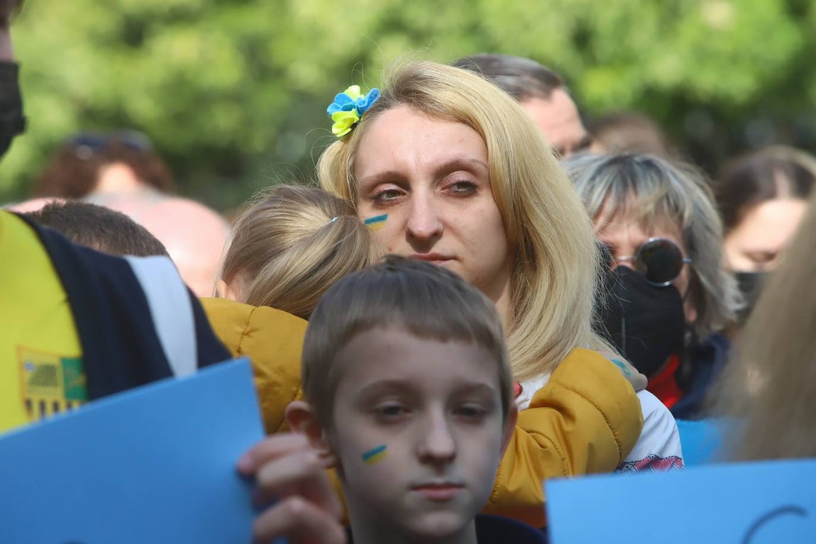 La manifestación contra la guerra en Ucrania en Córdoba, en imágenes