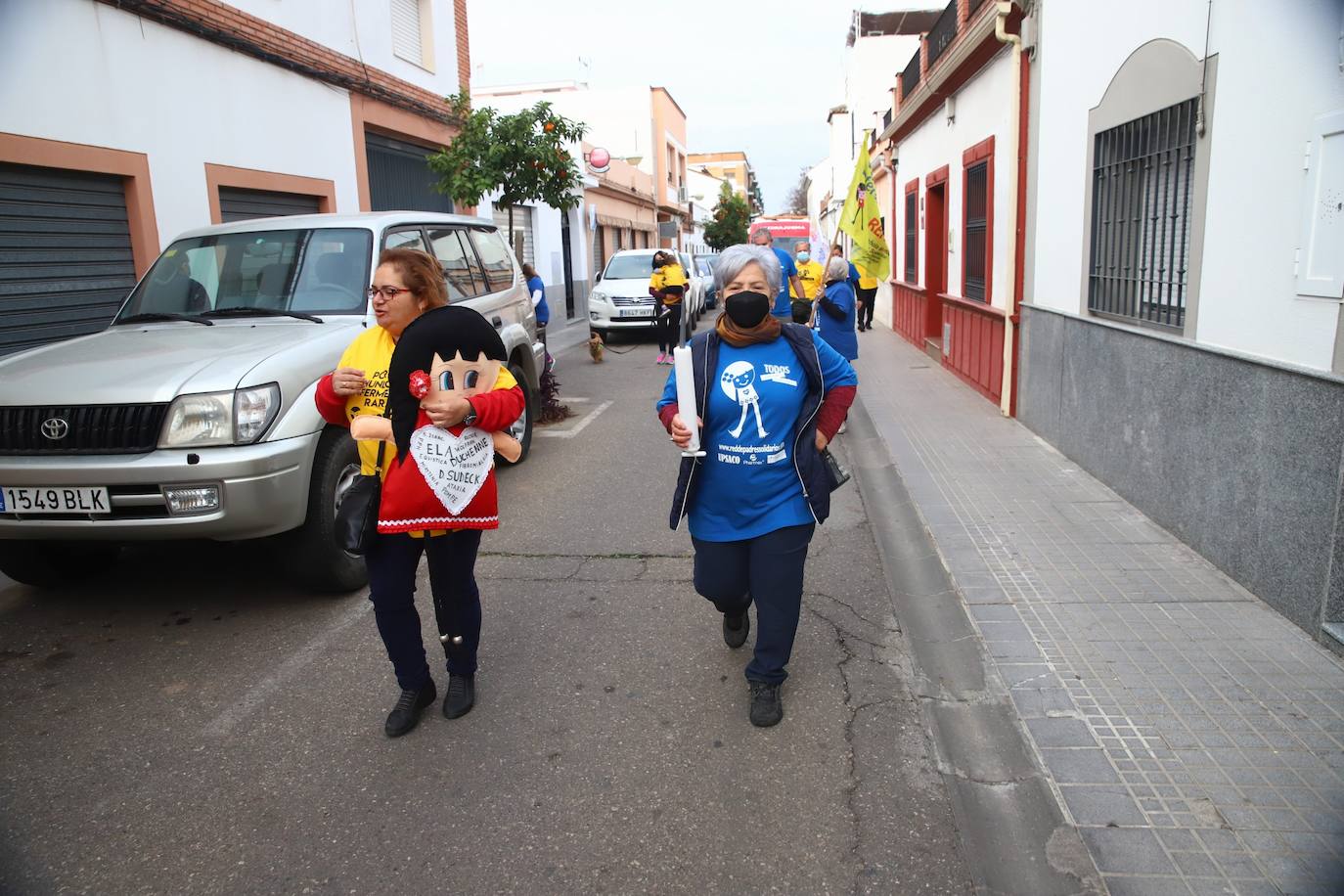 La carrera de relevos &#039;Por un mundo sin enfermedades raras&#039;, en imágenes