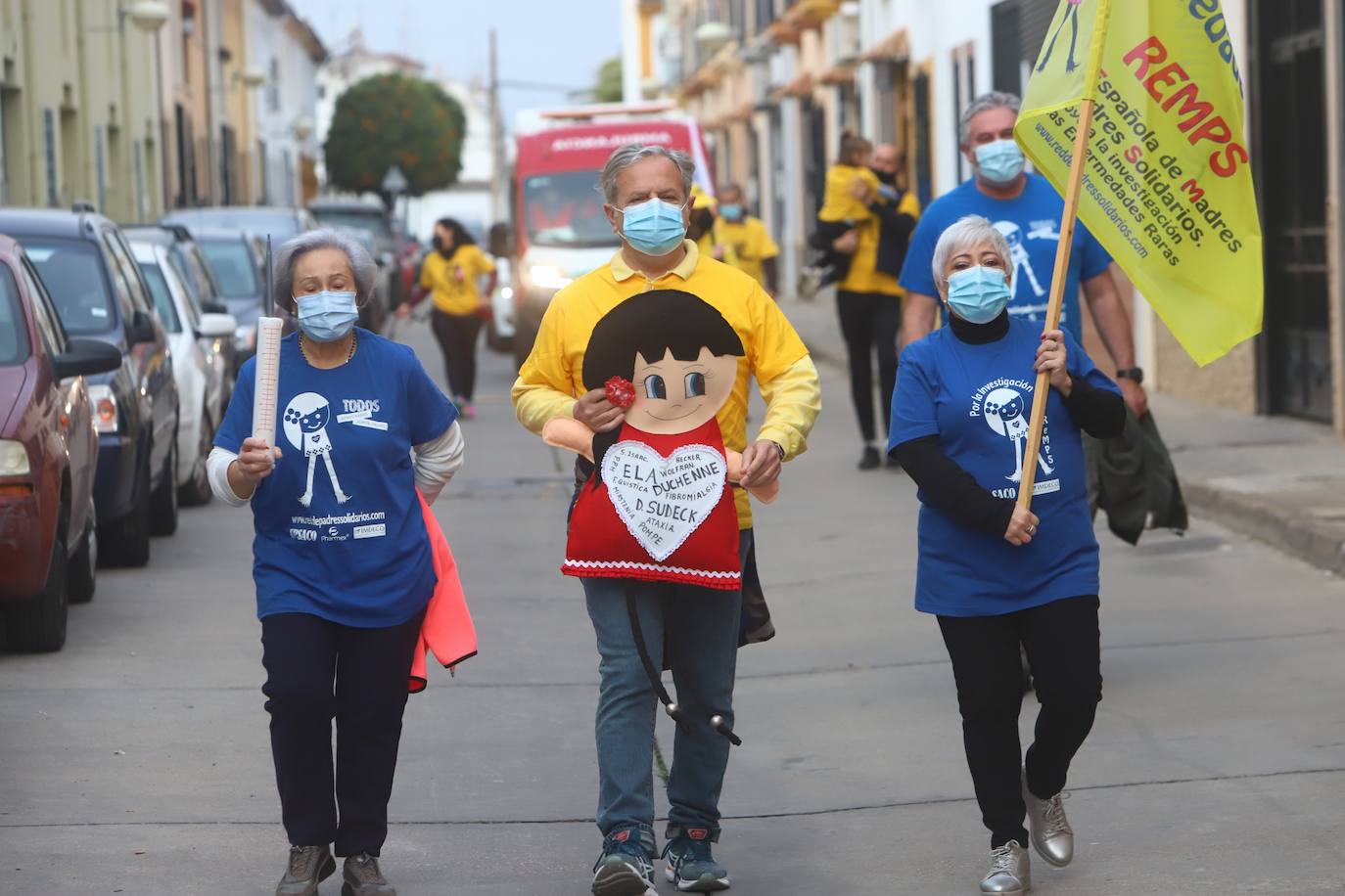 La carrera de relevos &#039;Por un mundo sin enfermedades raras&#039;, en imágenes