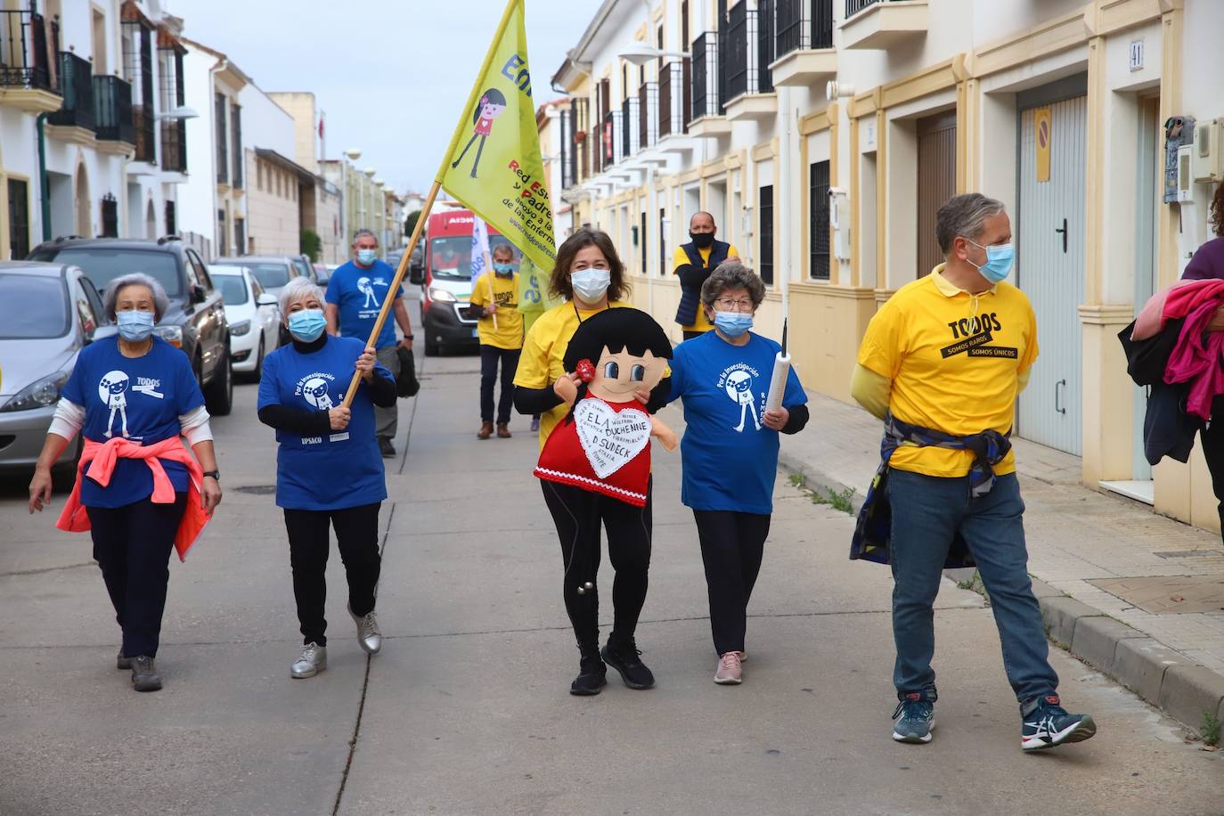 La carrera de relevos &#039;Por un mundo sin enfermedades raras&#039;, en imágenes