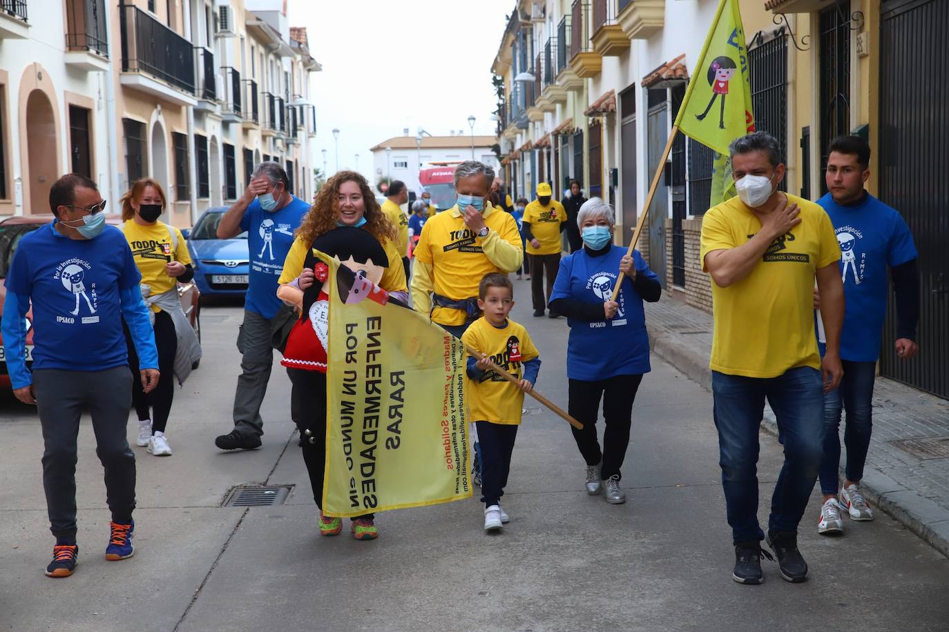 La carrera de relevos &#039;Por un mundo sin enfermedades raras&#039;, en imágenes