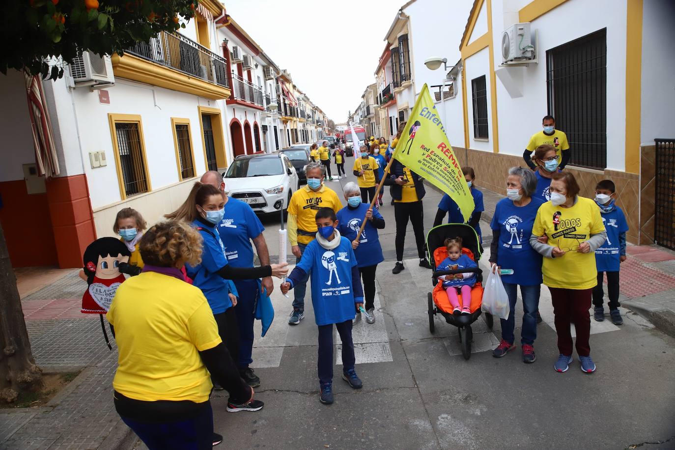 La carrera de relevos &#039;Por un mundo sin enfermedades raras&#039;, en imágenes