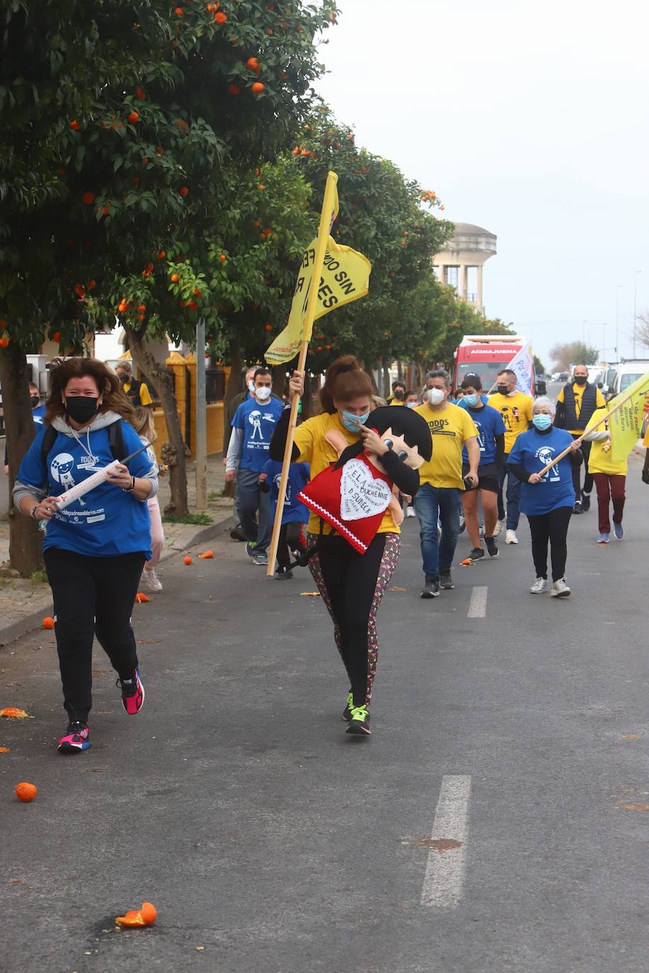 La carrera de relevos &#039;Por un mundo sin enfermedades raras&#039;, en imágenes