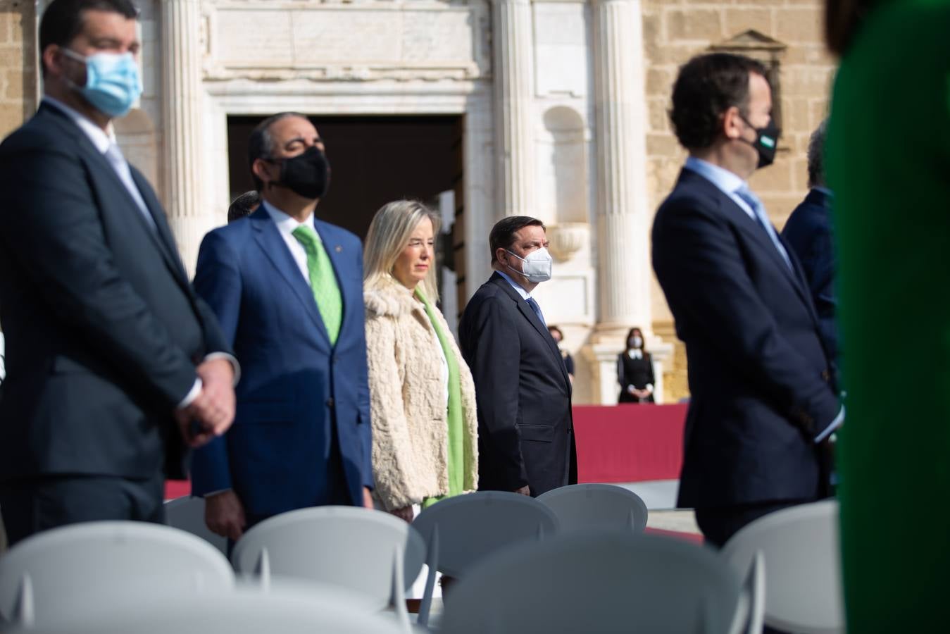 Acto institucional por el 28F en el Parlamento de Andalucía. VANESSA GÓMEZ