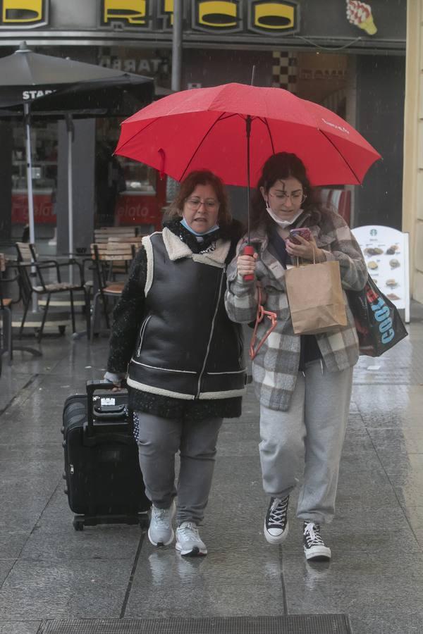 La primera lluvia en semanas en Córdoba, en imágenes