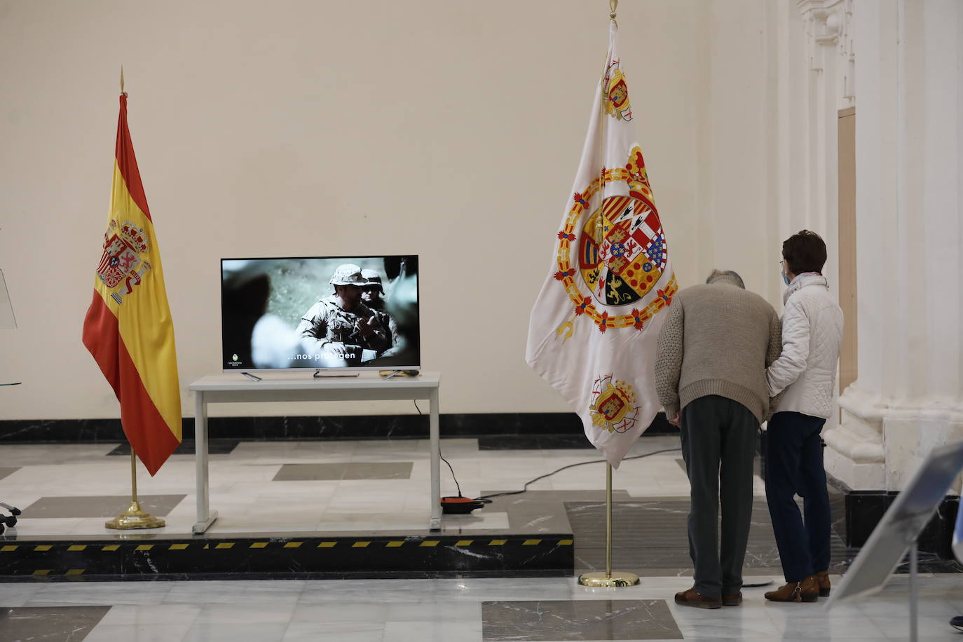 La exposición &#039;Banderas históricas de España&#039;, en imágenes