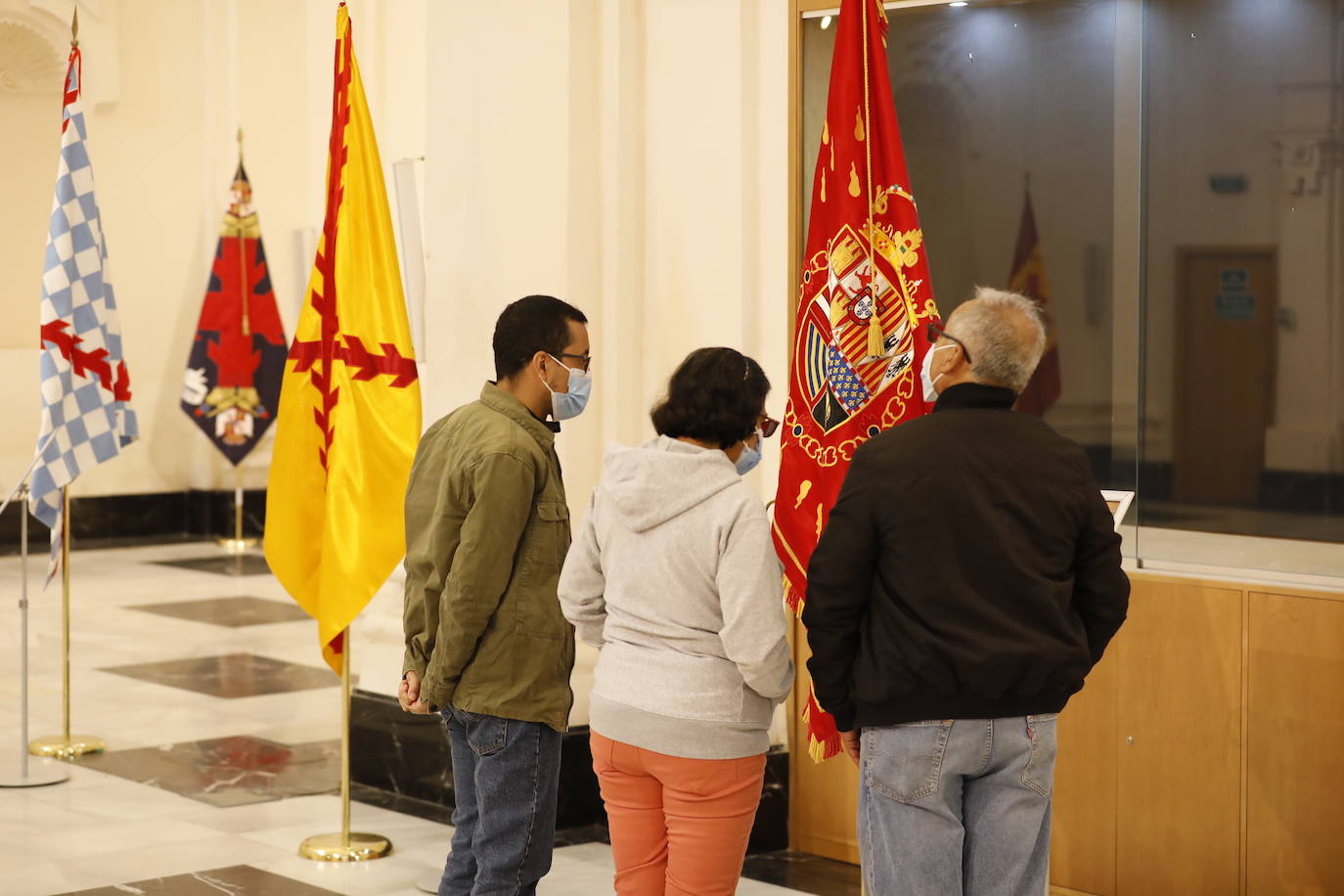 La exposición &#039;Banderas históricas de España&#039;, en imágenes