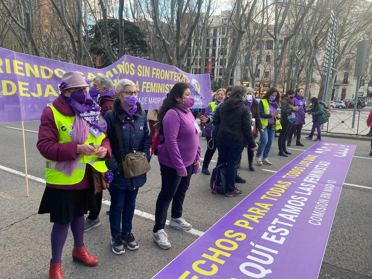 «Derechos para todas, todos los días», reivindican las manifestantes pidiendo que sus peticiones no queden circunscritas solo a este día. 