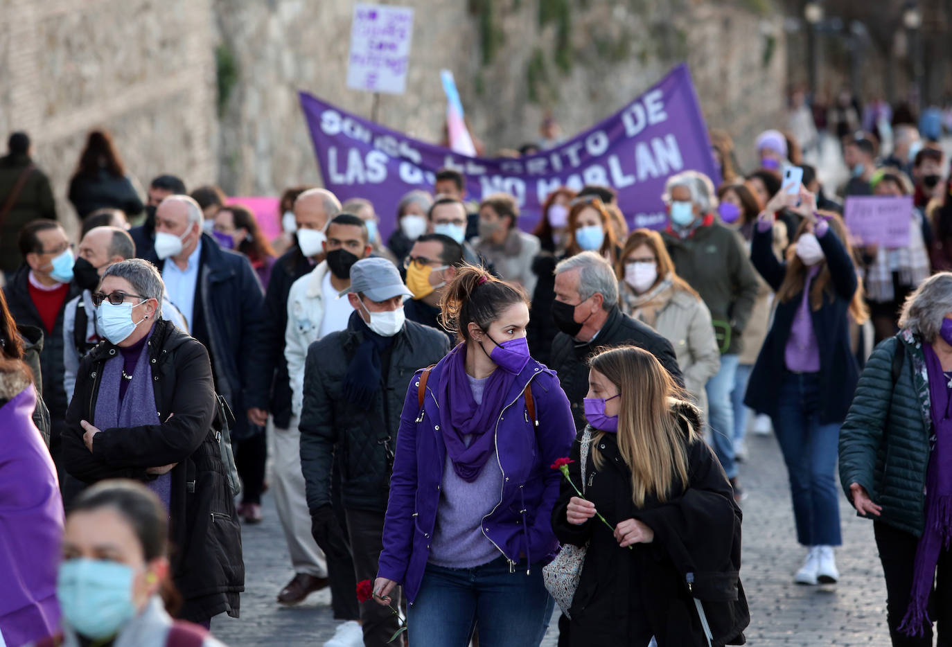 Las dos marchas de toledanas con motivo del Día de la Mujer