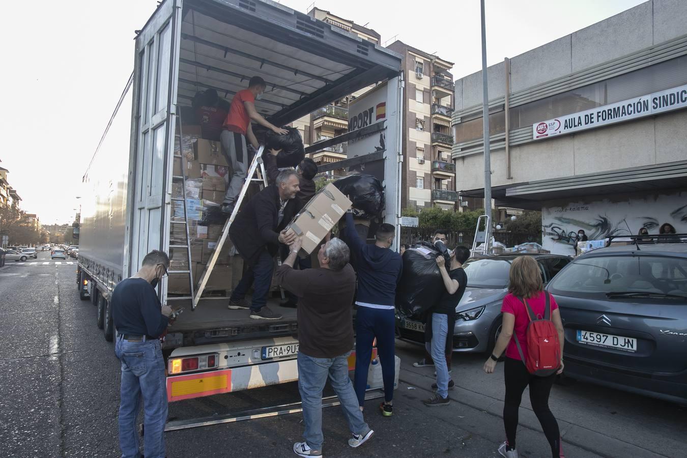 El camión con destino a Ucrania, en imágenes