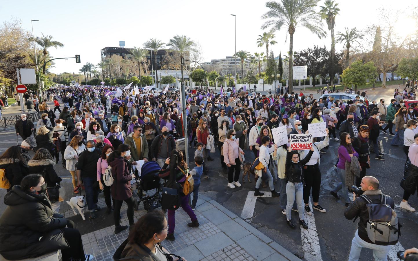 La manifestación del Día Internacional de la Mujer en Córdoba, en imágenes