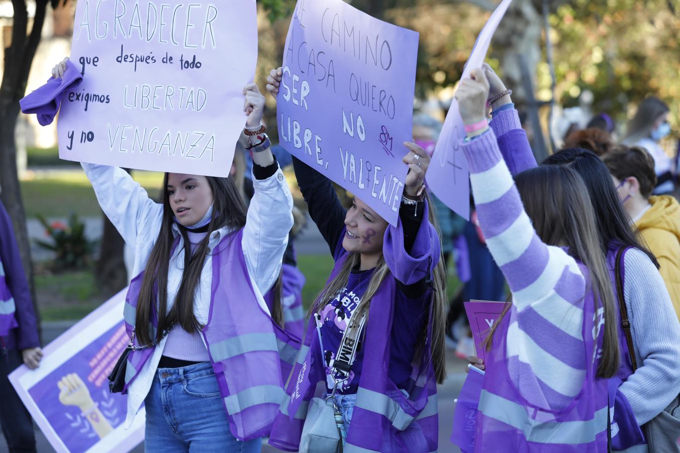 La manifestación del Día Internacional de la Mujer en Córdoba, en imágenes