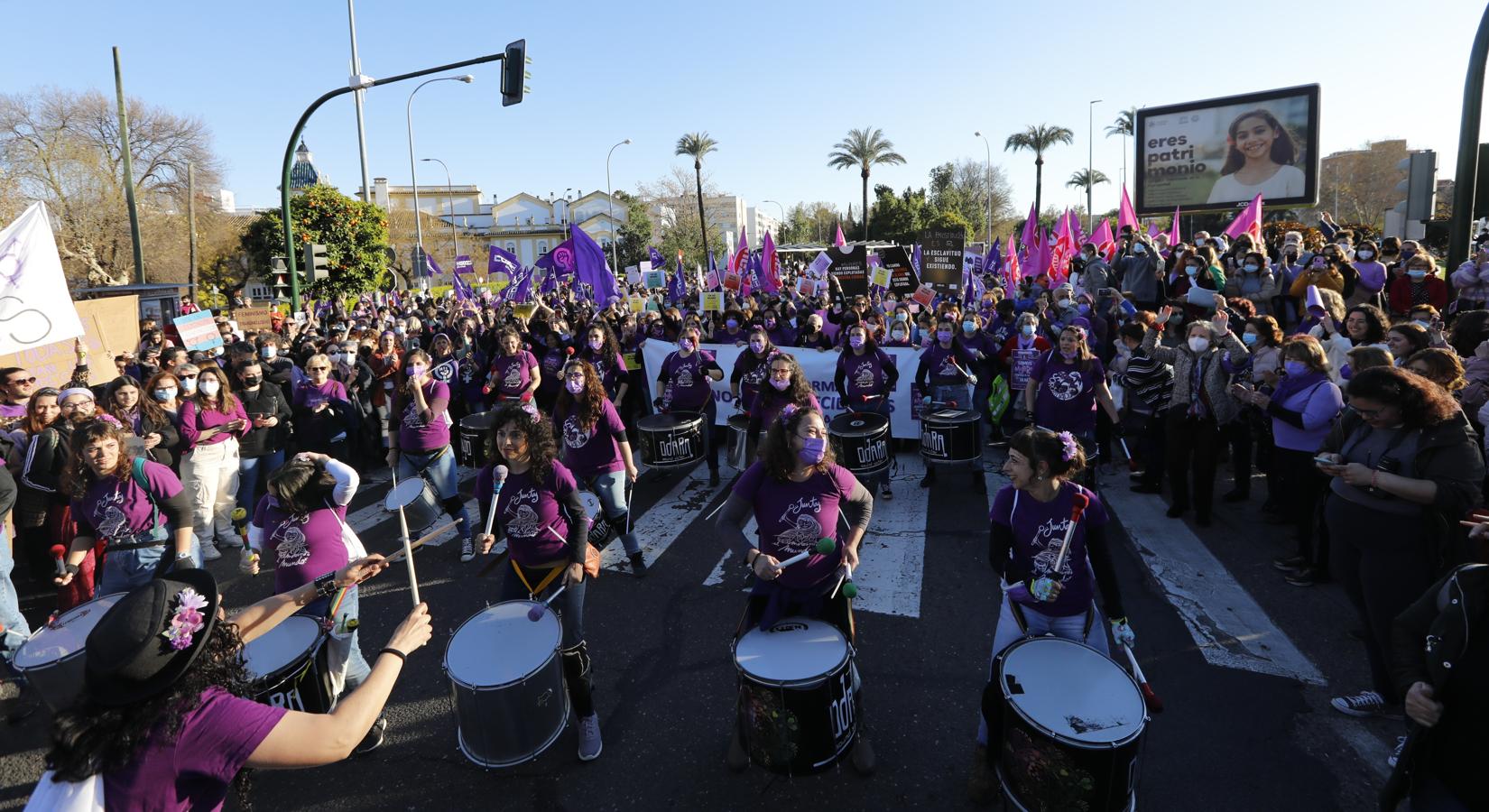 La manifestación del Día Internacional de la Mujer en Córdoba, en imágenes