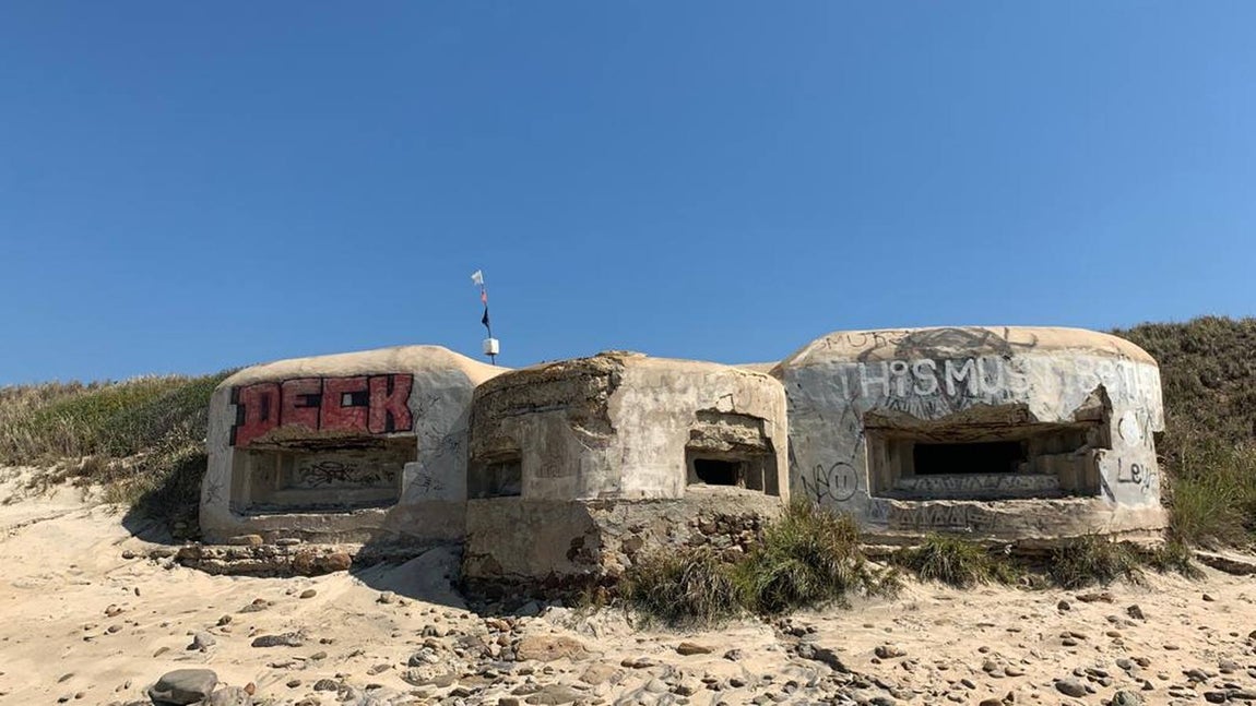 Búnker de la playa del Retín. 