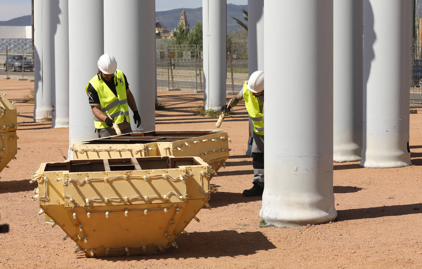 El montaje de la portada de la Feria de Córdoba 2022, en imágenes