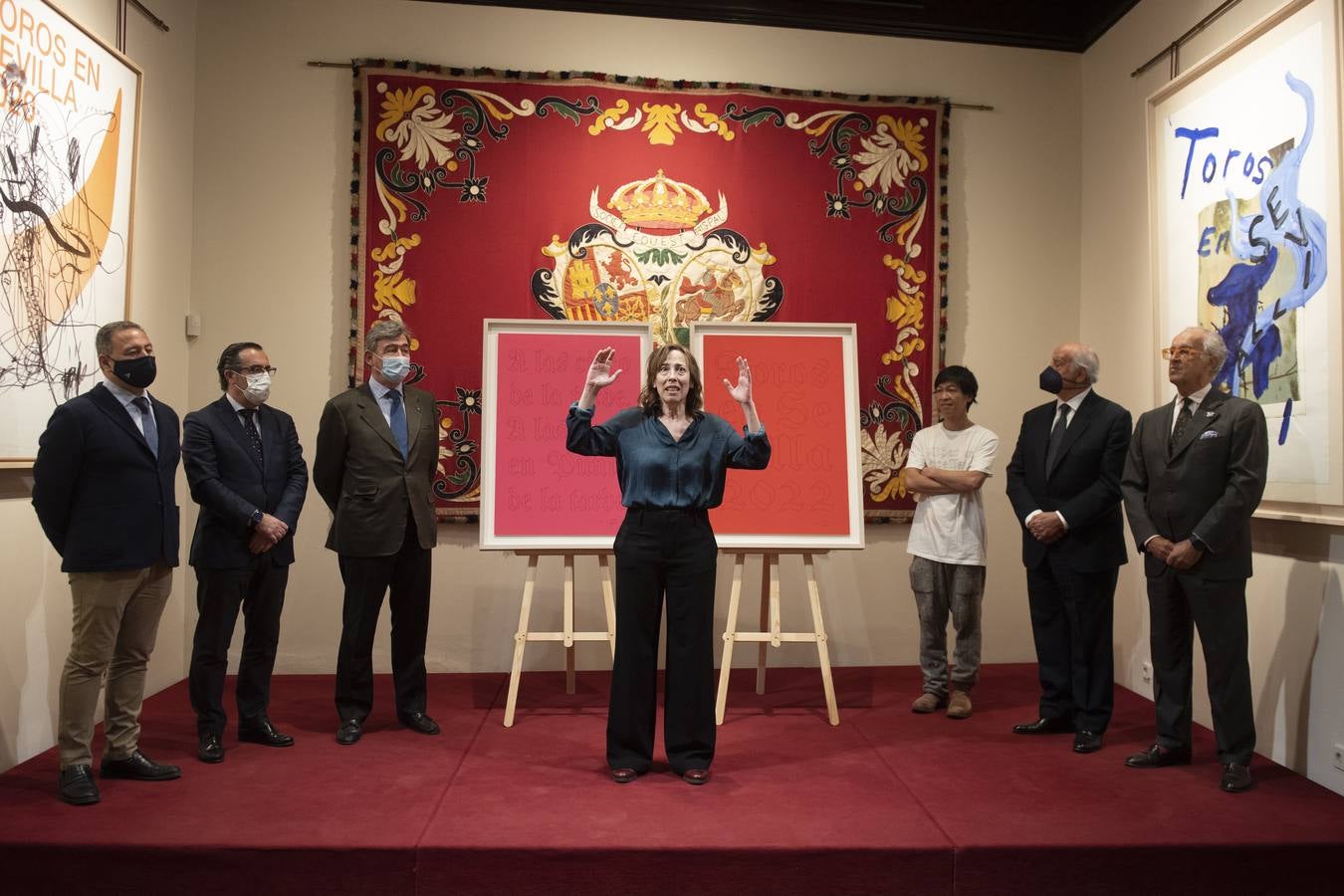 Presentación del cartel de la temporada taurina de Sevilla 2022. MAYA BALANYA