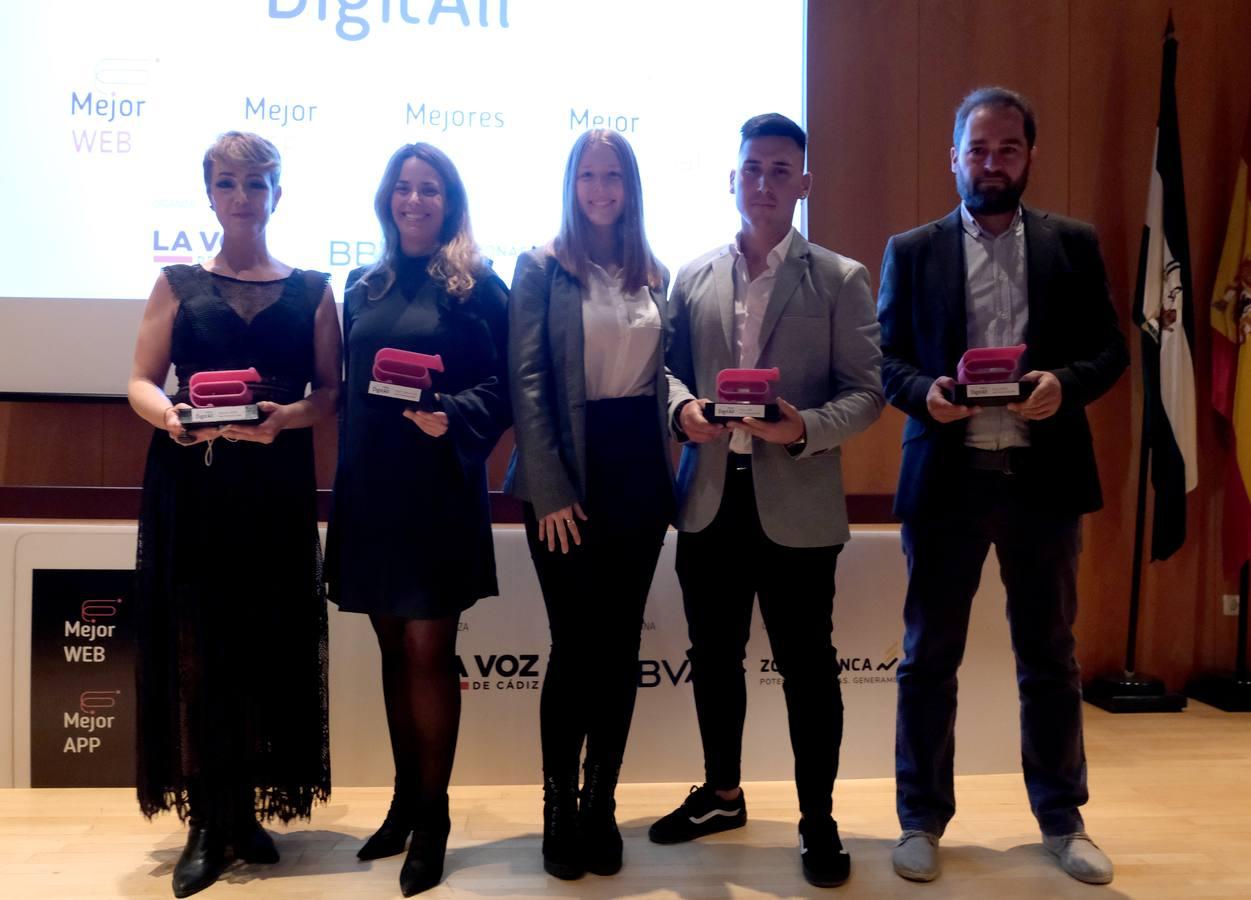 Premios DigitAll, un reconocimiento al talento y al emprendimiento gaditano en la Red