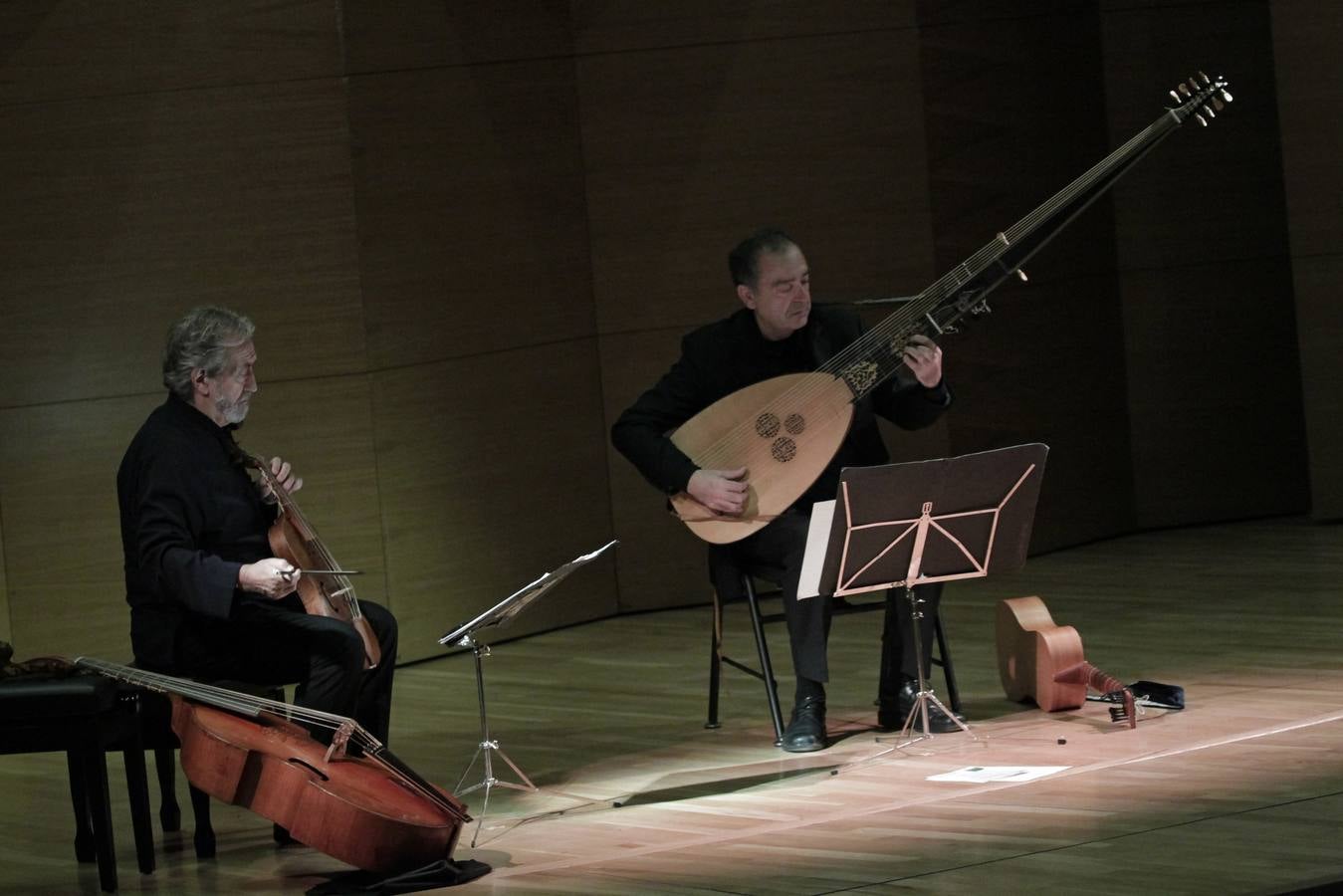 Jordi Savall en el concierto inaugural del Festival de Música Antigua de Sevilla. JUAN FLORES