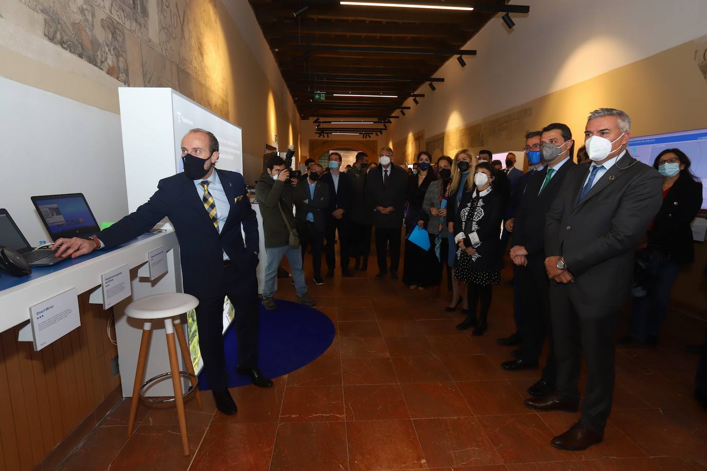 La inauguración de la muestra InnovaTe de Telefónica en Córdoba, en imágenes