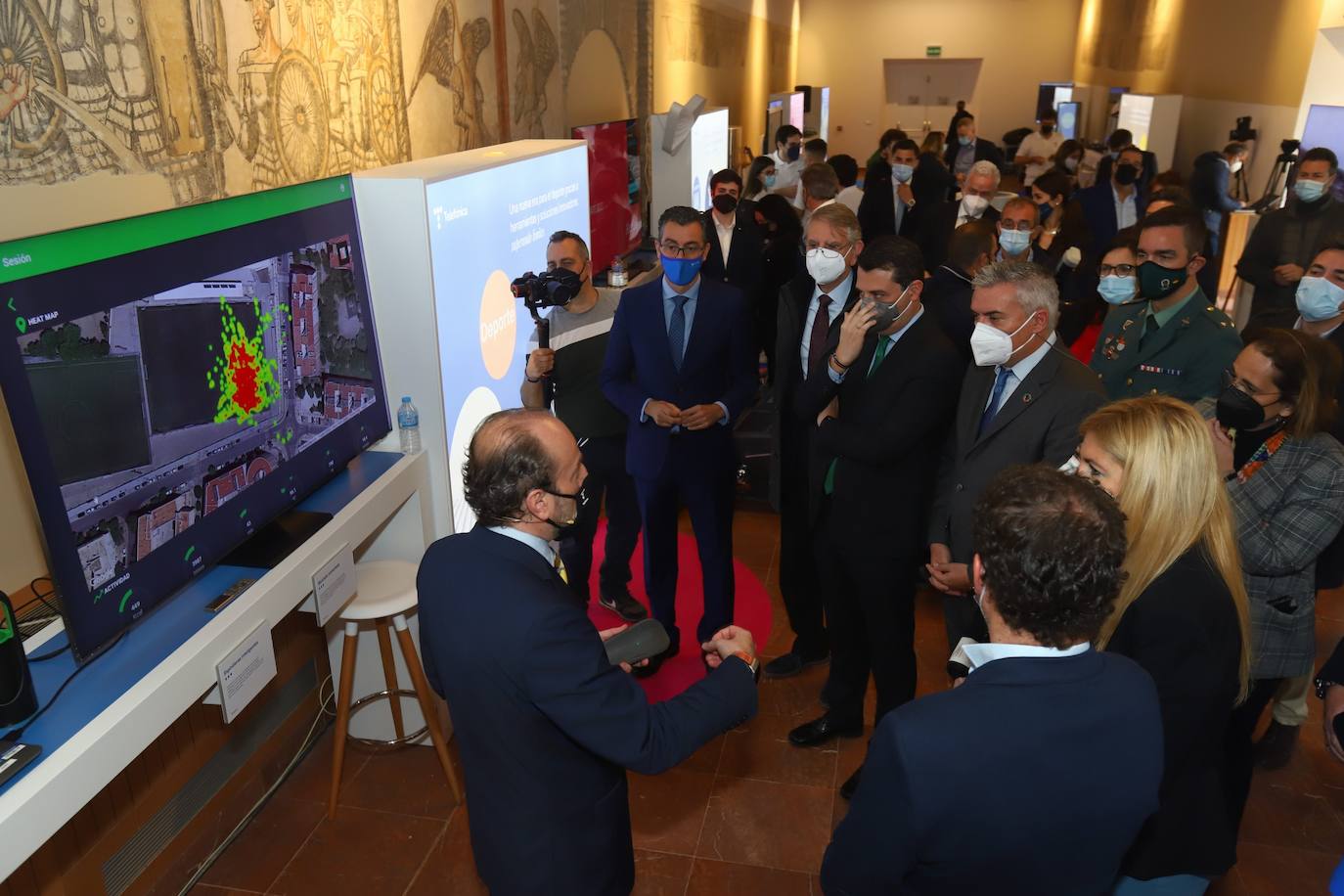 La inauguración de la muestra InnovaTe de Telefónica en Córdoba, en imágenes