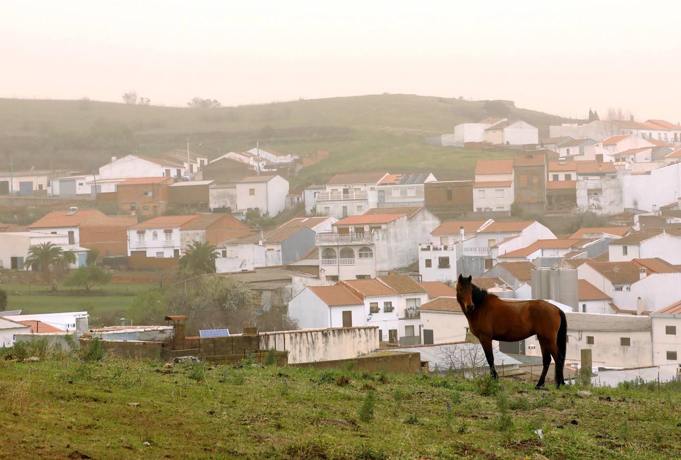 En imágenes, Villaviciosa de Córdoba marcada por un crimen sin resolver