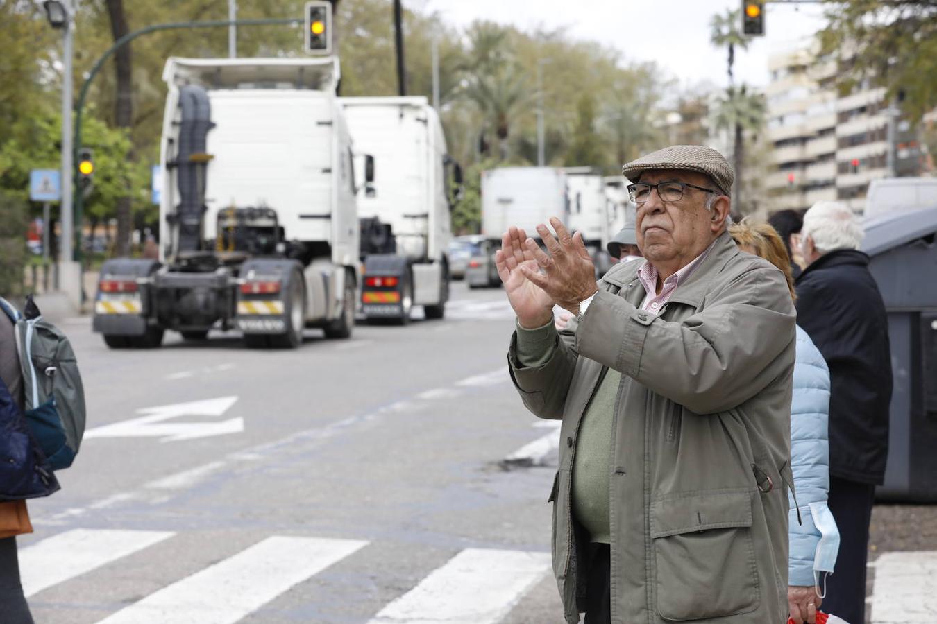 La protesta de los camioneros por el Centro de Córdoba, en imágenes