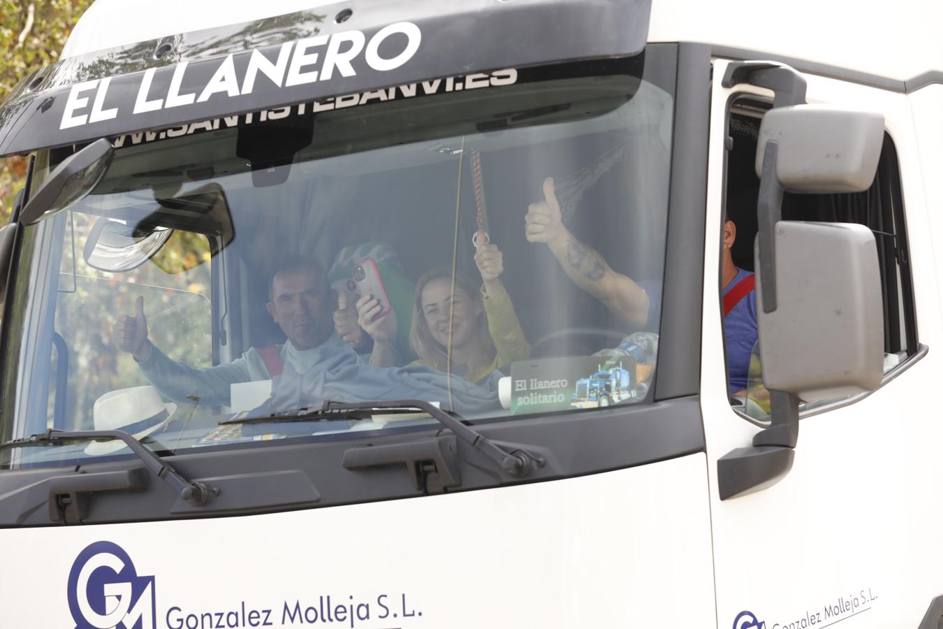 La protesta de los camioneros por el Centro de Córdoba, en imágenes