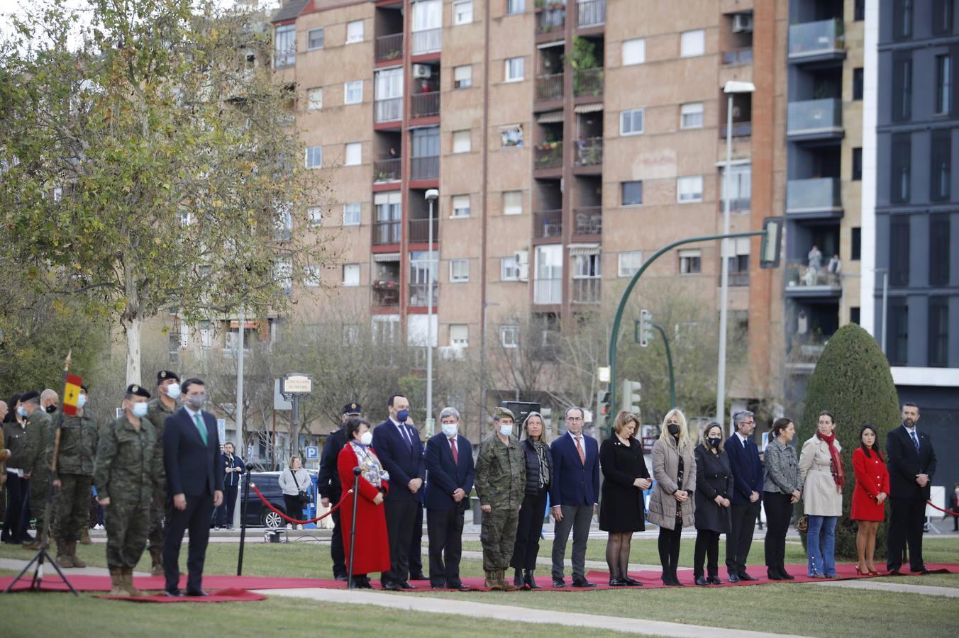 El izado de la bandera de España en Córdoba, en imágenes