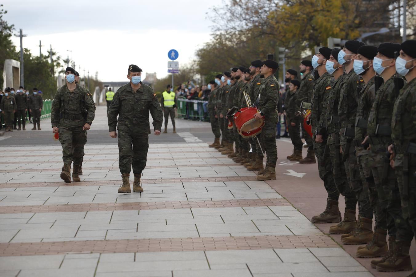 El izado de la bandera de España en Córdoba, en imágenes