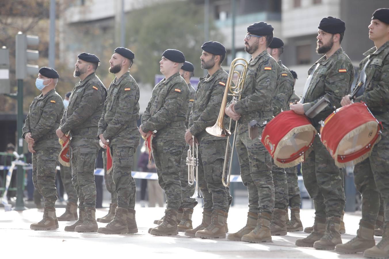 El izado de la bandera de España en Córdoba, en imágenes