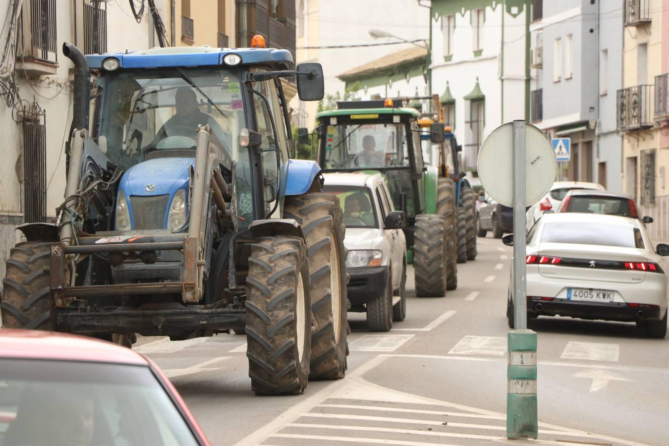 Las rotundas tractoradas de protesta del campo en Córdoba, en imágenes