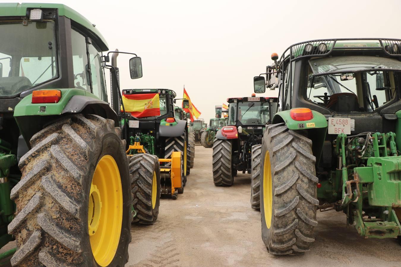 Las rotundas tractoradas de protesta del campo en Córdoba, en imágenes