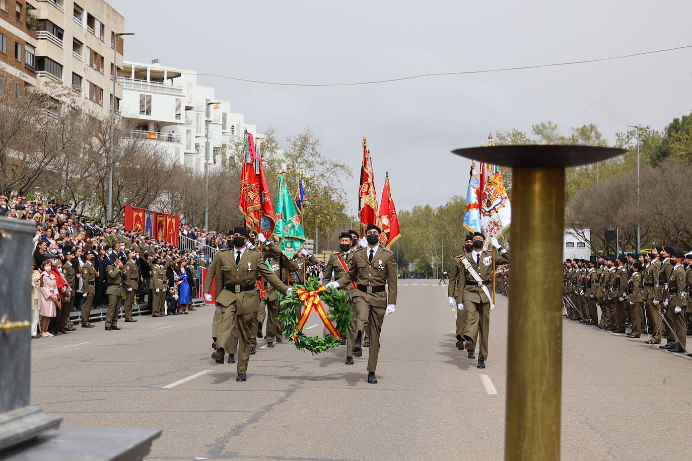 La solemne jura civil de bandera en Córdoba, en imágenes