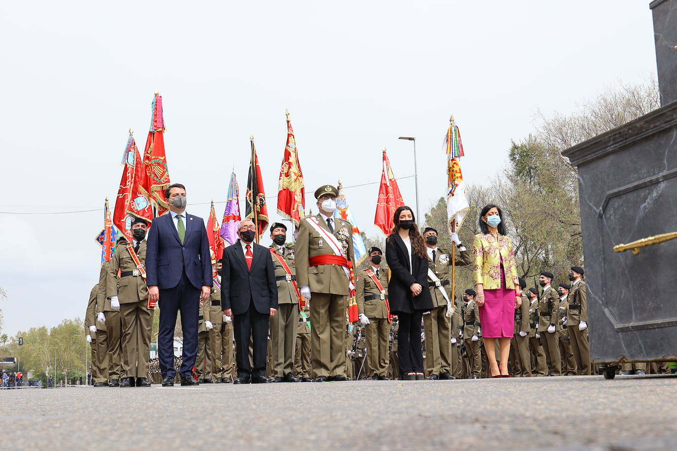 La solemne jura civil de bandera en Córdoba, en imágenes