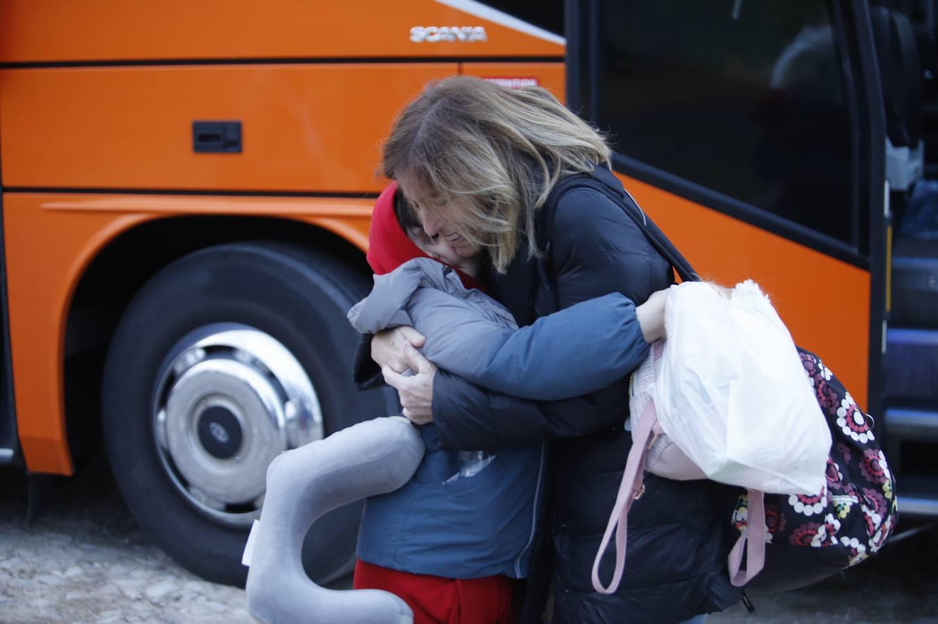 La llegada de refugiados de Ucrania a Córdoba, en imágenes