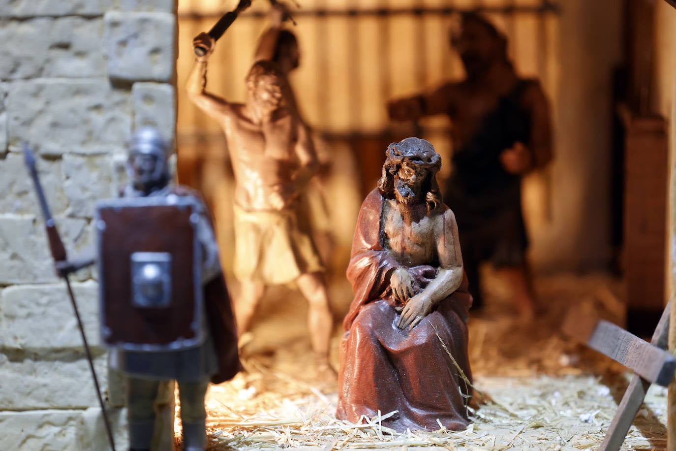 La llamativa Pasión de Cristo en quince dioramas en Zoco Córdoba