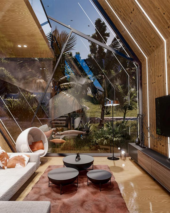 Así es 'Broken Diamond House'. El precio todavía no se ha especificado, pero todo apunta a que solo será apto para los bolsillos de unos pocos privilegiados.