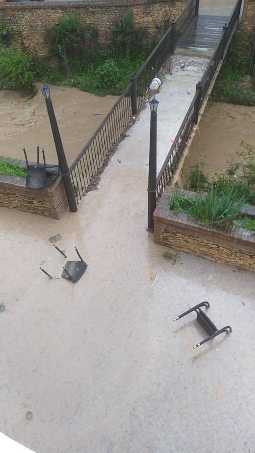 Fotos: Setenil de las Bodegas, inundada tras una tromba de agua