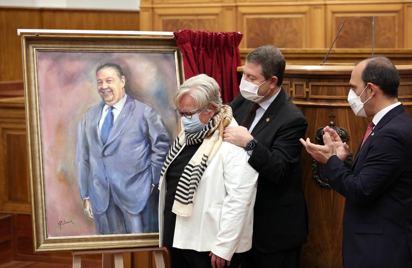 La inauguración del retrato de Jesús Fernández Vaquero, en imágenes