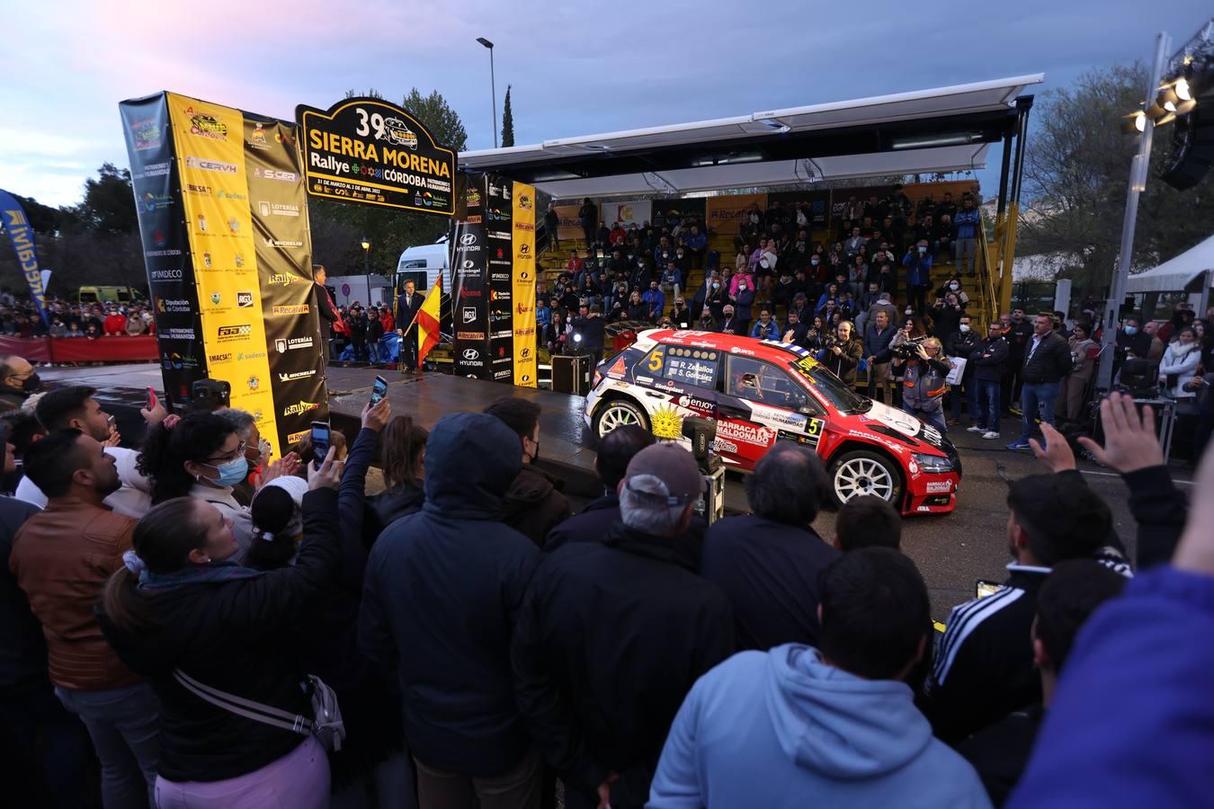 La ceremonia de salida del Rallye Sierra Morena 2022, en imágenes