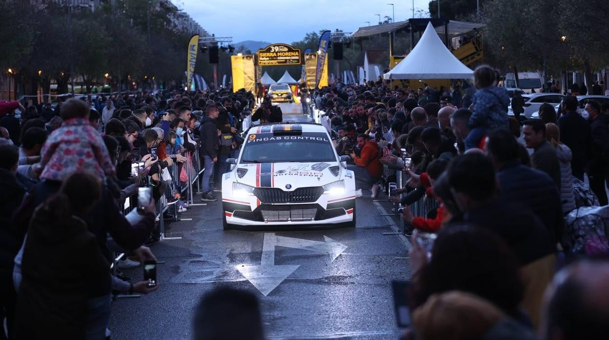 La ceremonia de salida del Rallye Sierra Morena 2022, en imágenes